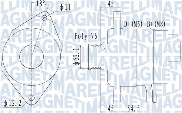 MAGNETI MARELLI Laturi 063732048010